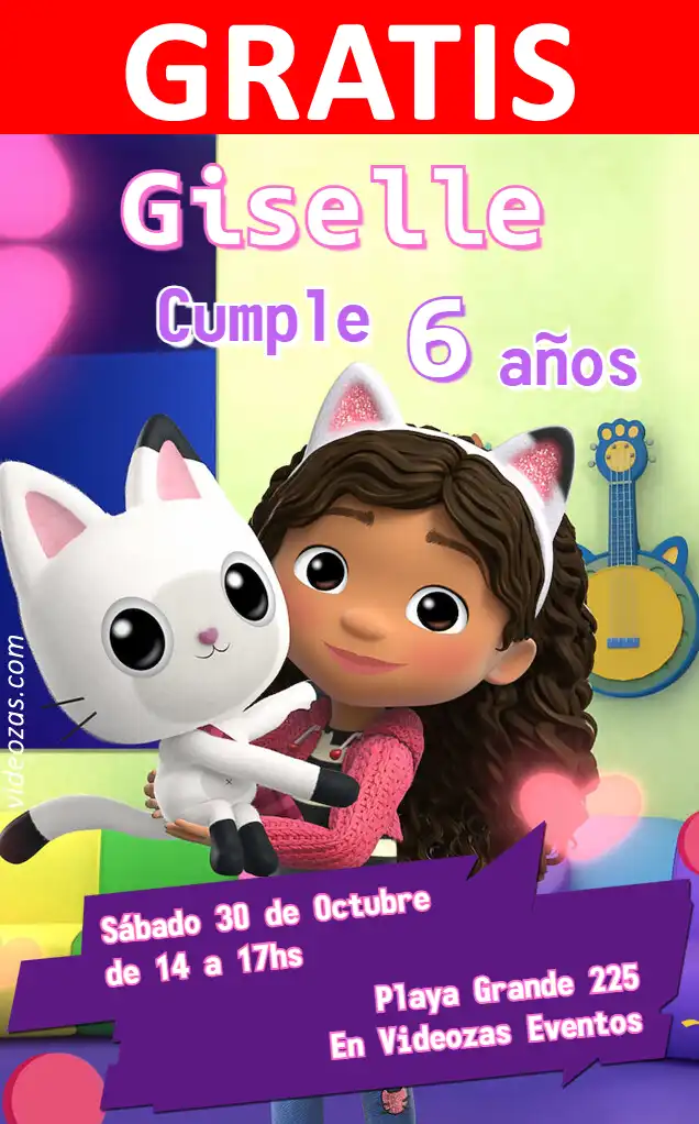 Convite de aniversário personalizado grátis gabby_pandy 04