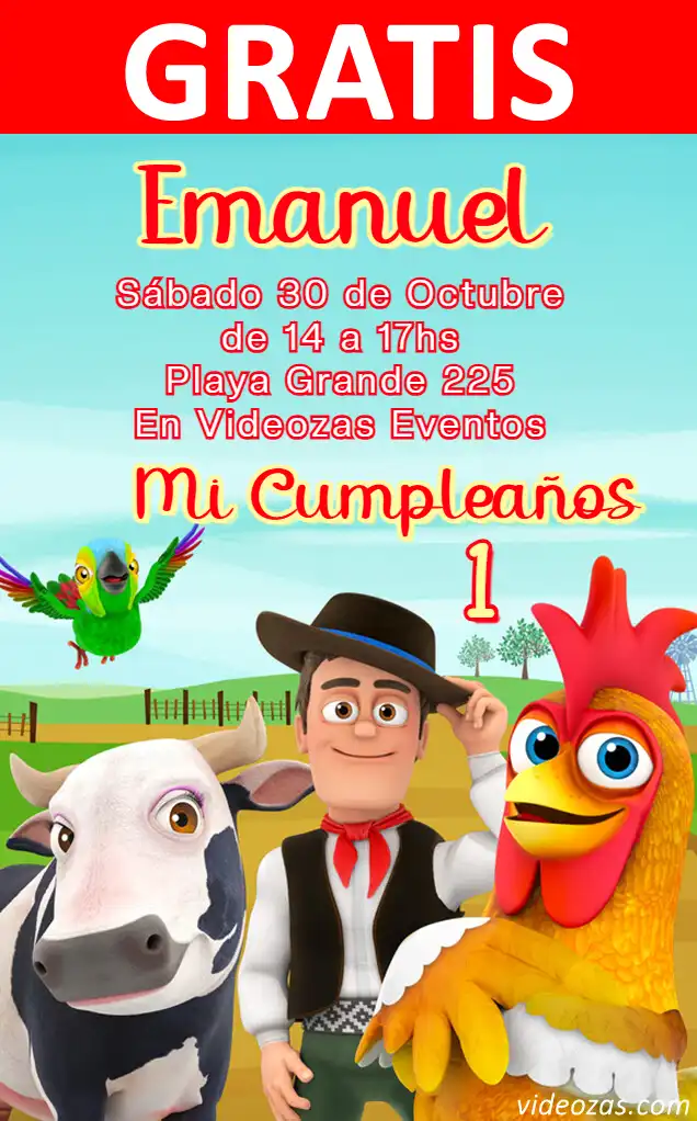 Convite de aniversário personalizado grátis granja_de_zenon 02