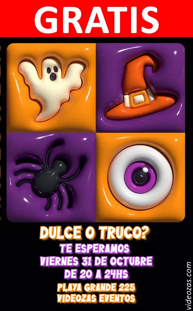 Invitación Halloween GRATIS | Editable y Personalizable | Fácil y Rápido | Hacer Online Ahora!