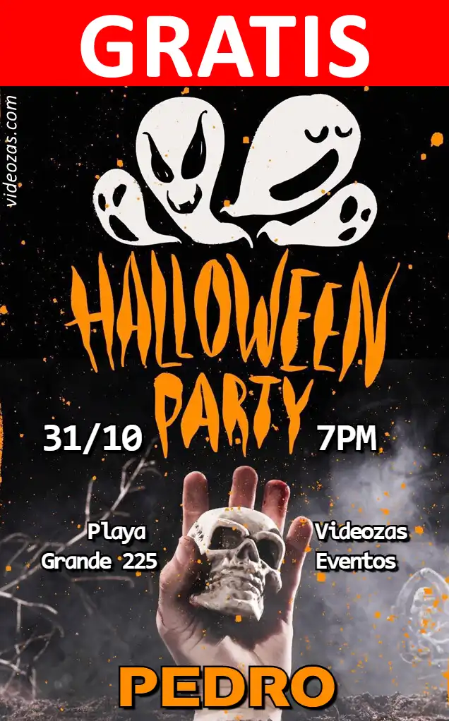 Invito Halloween GRATIS | Modificabile e Personalizzabile | Facile e Veloce | Crea Online Ora!