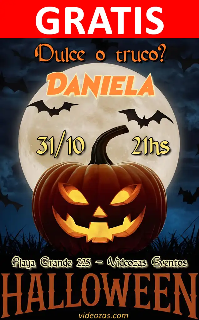 Invitación de cumpleaños personalizada gratis halloween_terror 03