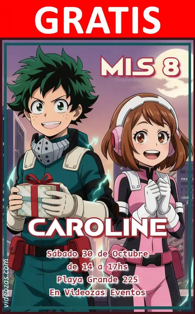 Invito di compleanno personalizzato gratis hero_academia 01