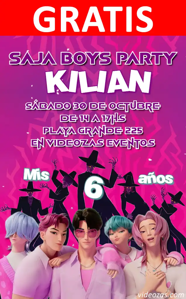 Invito KPop Demon Hunters Huntrix GRATIS | Modificabile e Personalizzabile | Facile e Veloce | Crea Online Ora!
