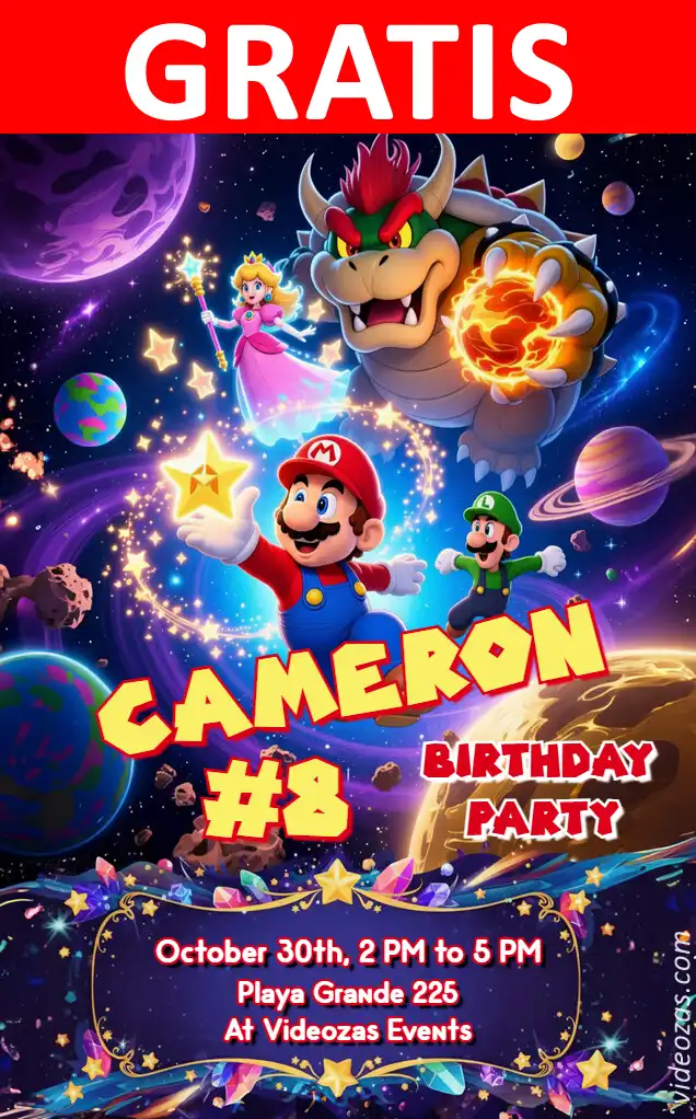 Invito di compleanno personalizzato gratis mario_bros 05