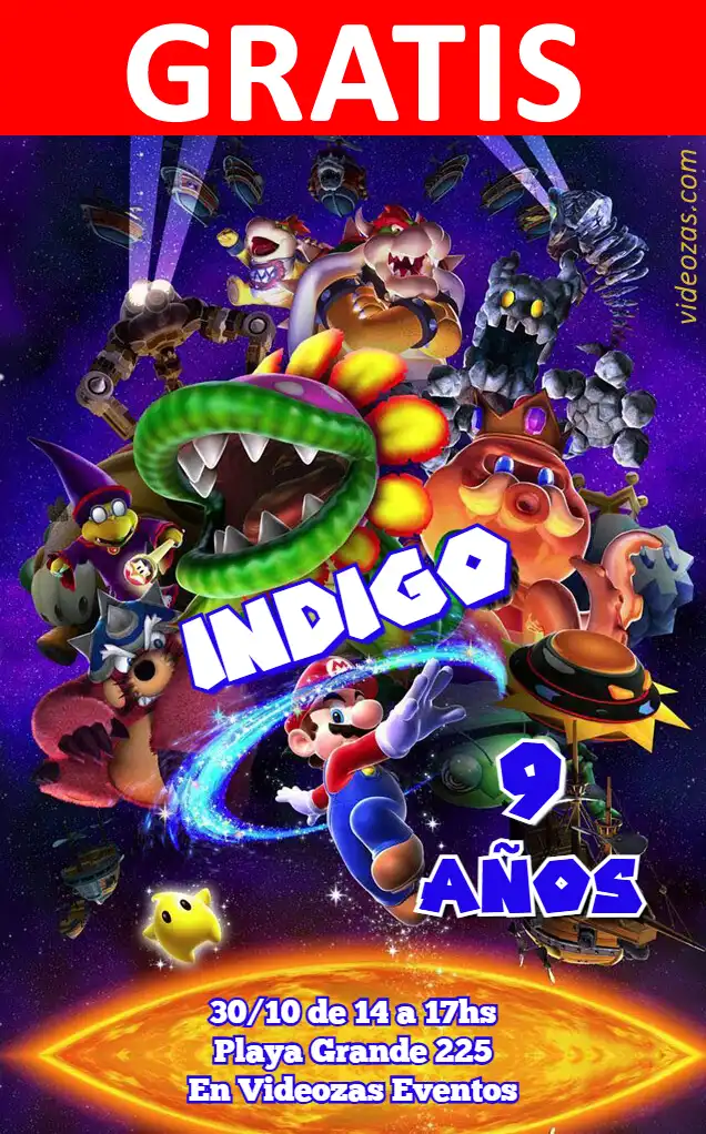 Invito Mario Bros GRATIS | Modificabile e Personalizzabile | Facile e Veloce | Crea Online Ora!