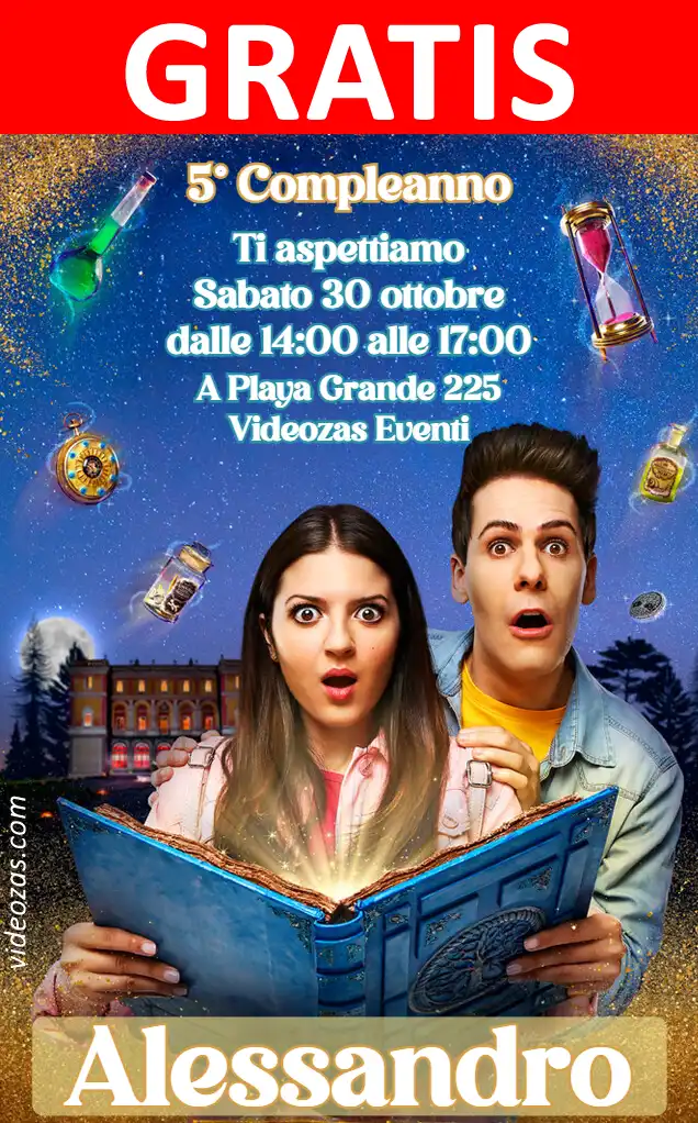 Invitación de cumpleaños personalizada gratis me_contro_te 01