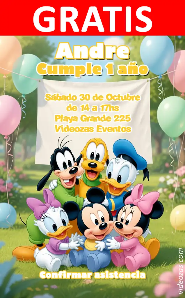 Invito di compleanno personalizzato gratis mickey_minnie_baby 04
