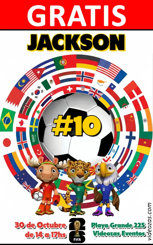 Invitación FIFA Copa del Mundo 2026 GRATIS | Editable y Personalizable | Fácil y Rápido | Hacer Online Ahora!