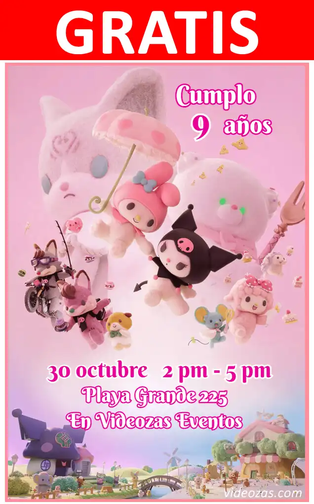 Invitación My Melody GRATIS | Editable y Personalizable | Fácil y Rápido | Hacer Online Ahora!
