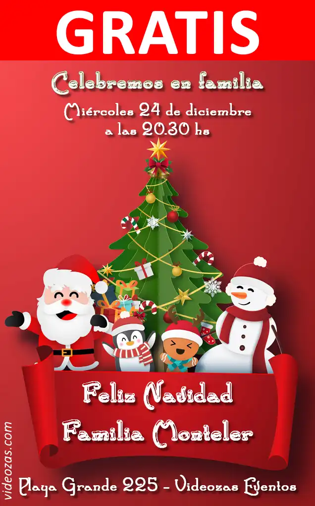 Convite de aniversário personalizado grátis navidad 01