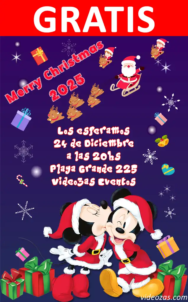 Convite de aniversário personalizado grátis navidad 02
