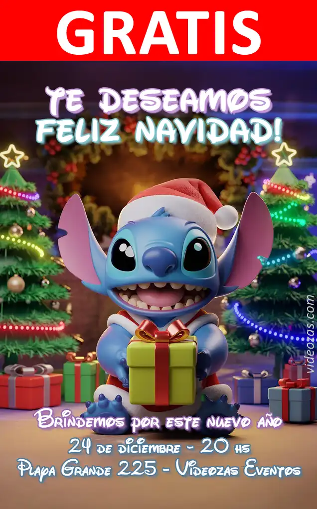 Convite Natal Ano Novo GRÁTIS | Editável e Personalizável | Fácil e Rápido | Faça Online Agora!