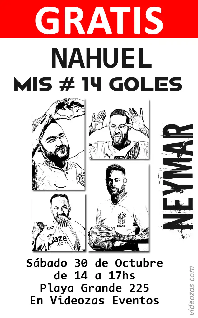 Invito di compleanno personalizzato gratis neymar 02