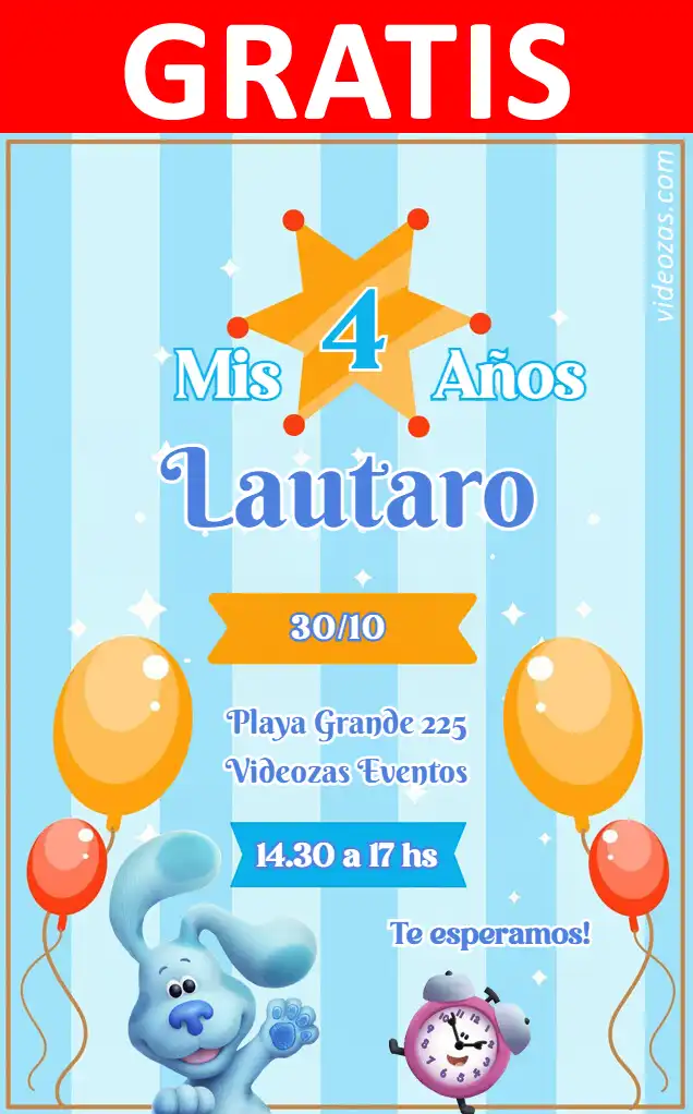 Convite de aniversário personalizado grátis pistas_de_blue 01