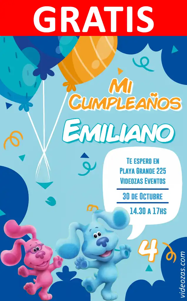 Convite As Pistas da Blue GRÁTIS | Editável e Personalizável | Fácil e Rápido | Faça Online Agora!