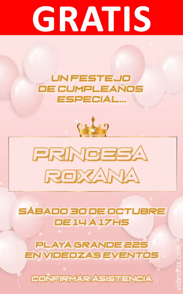 Convite de aniversário personalizado grátis princesas 02