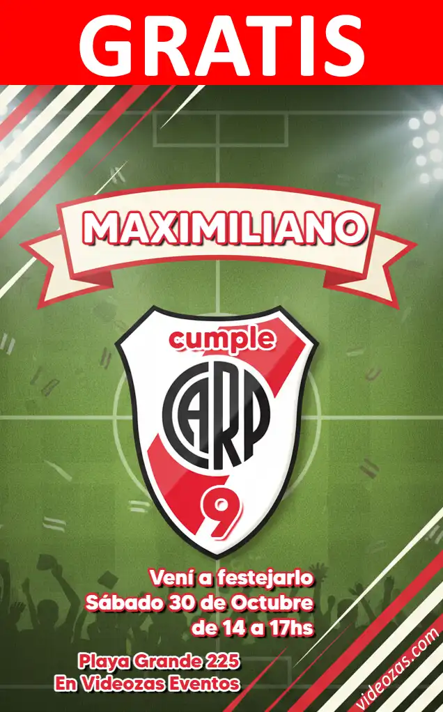 Invito River CARP GRATIS | Modificabile e Personalizzabile | Facile e Veloce | Crea Online Ora!