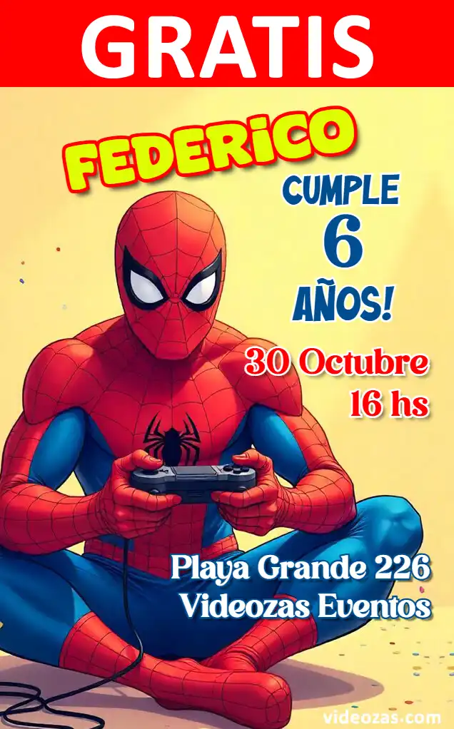 Convite de aniversário personalizado grátis spiderman 01