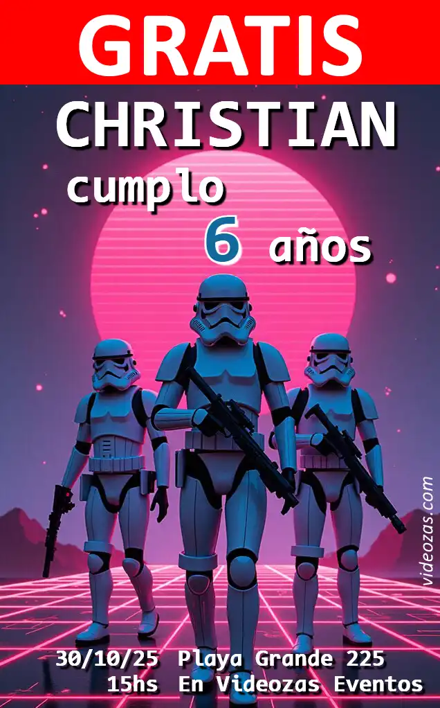 Invitación de cumpleaños personalizada gratis star_wars 04