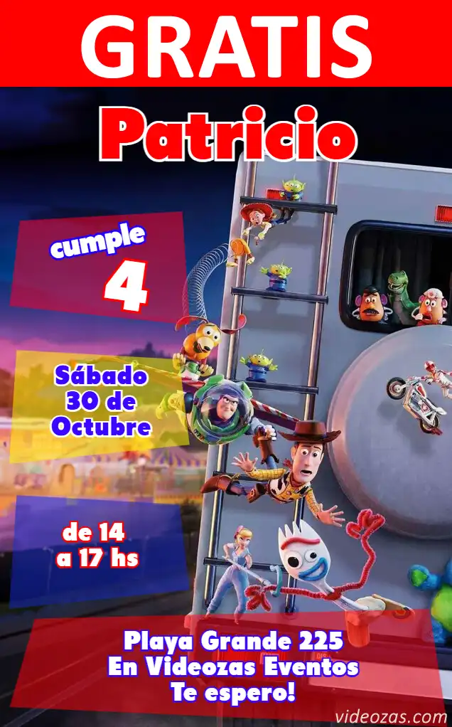 Convite Toy Story GRÁTIS | Editável e Personalizável | Fácil e Rápido | Faça Online Agora!