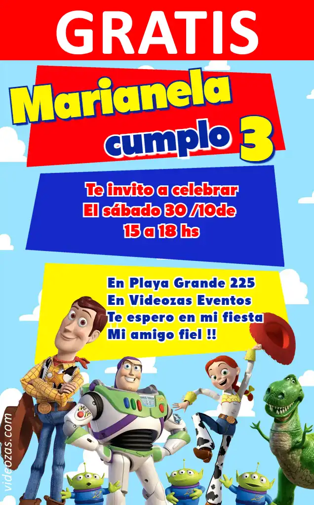 Invito di compleanno personalizzato gratis toy_story 02