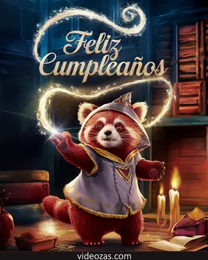 Saludo Cumpleaños Osito Mágico