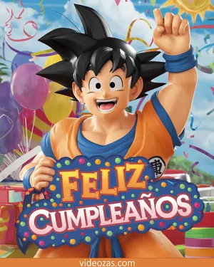 Saludo Cumpleaños Dragon Ball
