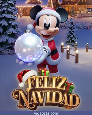 Saludo Navideño Mickey