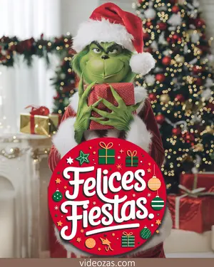 Saludo Navideño del Grinch