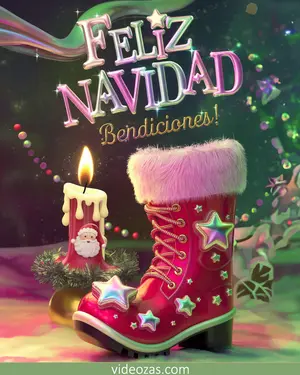 Saludo Navidad Aesthetic Santa Claus