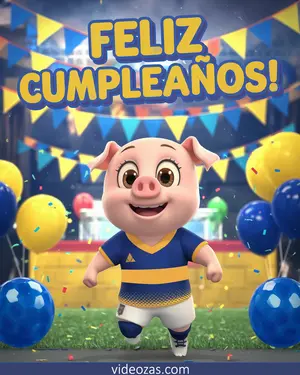 Saludo Cumpleaños de Boca Jrs